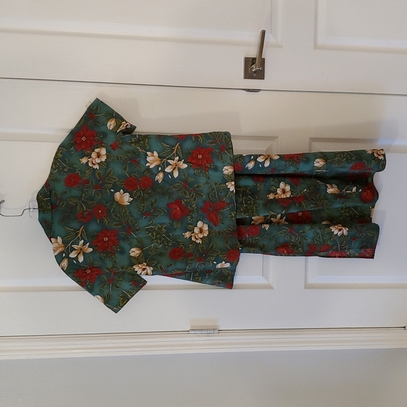 Tropical Hawaiian Holiday 2-pc Sheath Dress Sz Small EUC - Picture 13 of 15